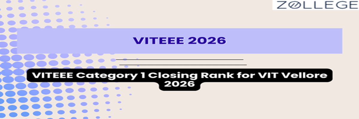 VITEEE Category 1 Closing Rank for VIT Vellore 2026