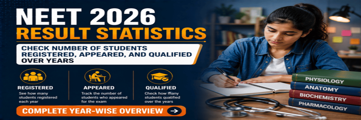 NEET 2026 Result Statistics: Check Number of Students Registered, Appeared, and Qualified Over Years