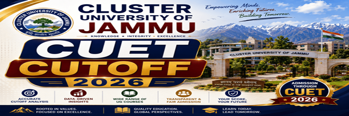 Cluster University of Jammu CUET Cutoff 2026