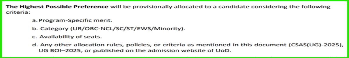 CSAS Counselling 2026: Start Date, Registration, Preference Filling, Seat Allotment, Admission Date