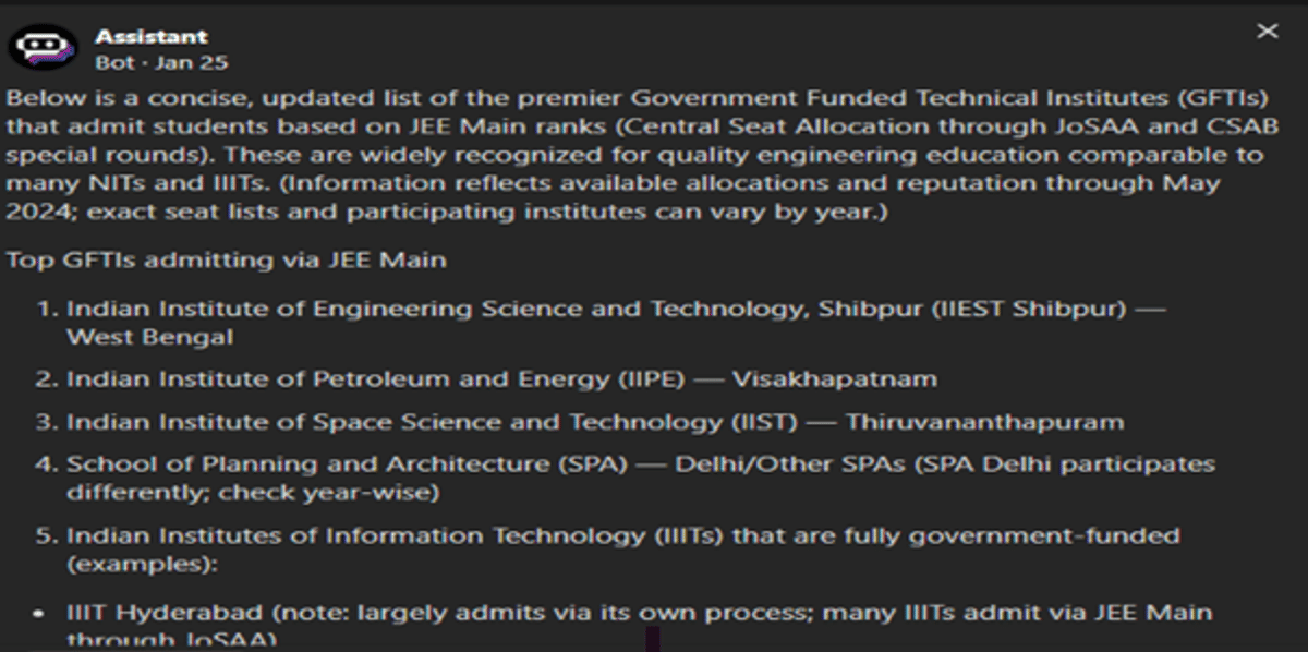 Minimum JEE Main Marks Required for Top GFTIs: Check Marks vs Rank and Cutoff 2026