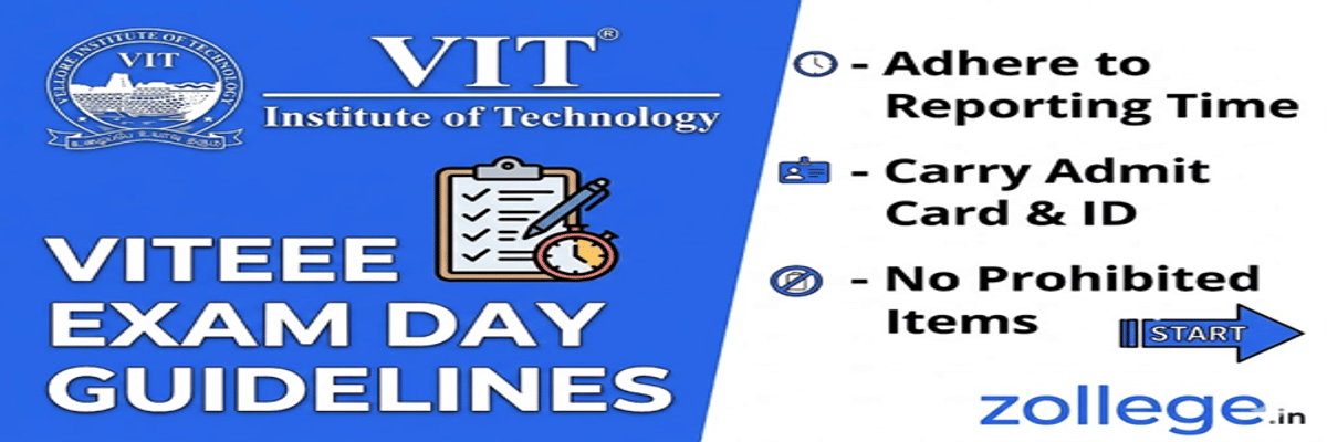 VITEEE Exam Day Guidelines