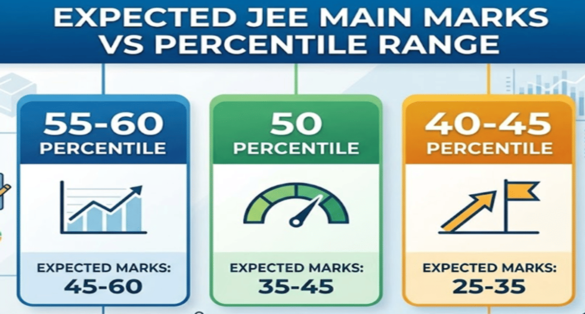 50 Percentile in JEE Main Marks and College Options