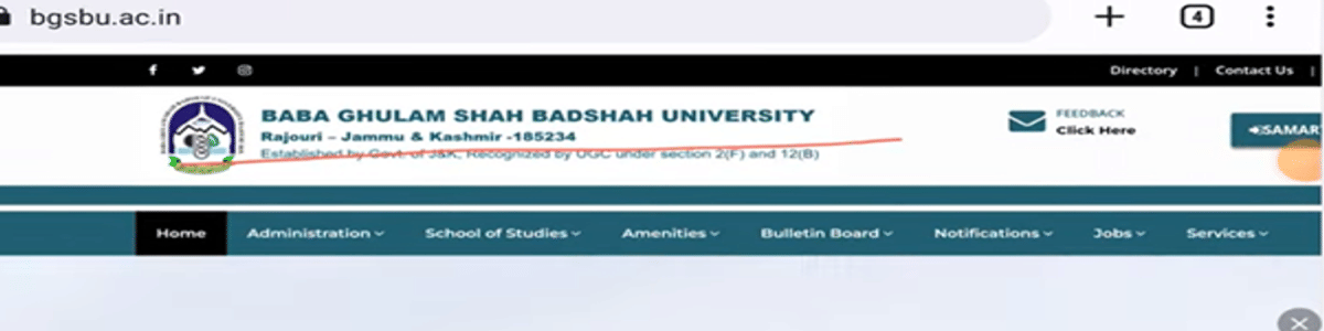 Baba Ghulam Shah University CUET Cutoff 2026
