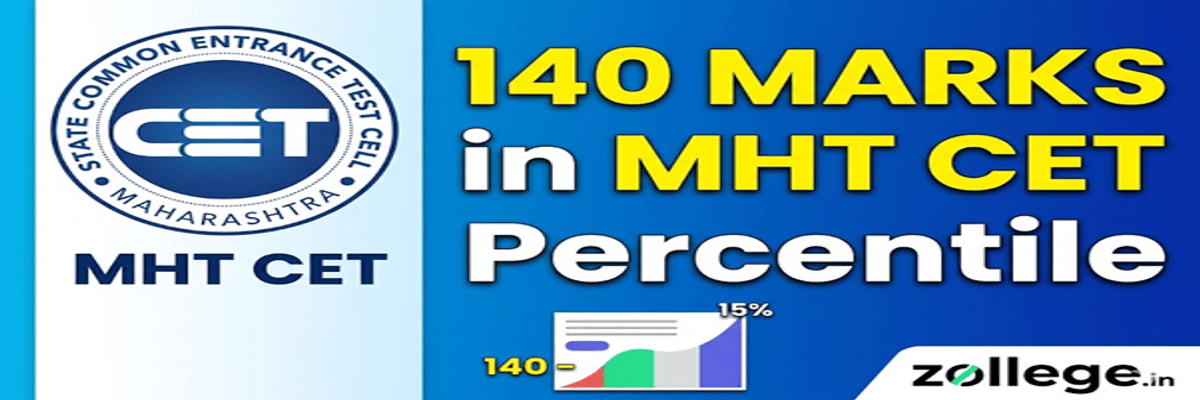 140 Marks in MHT CET Percentile
