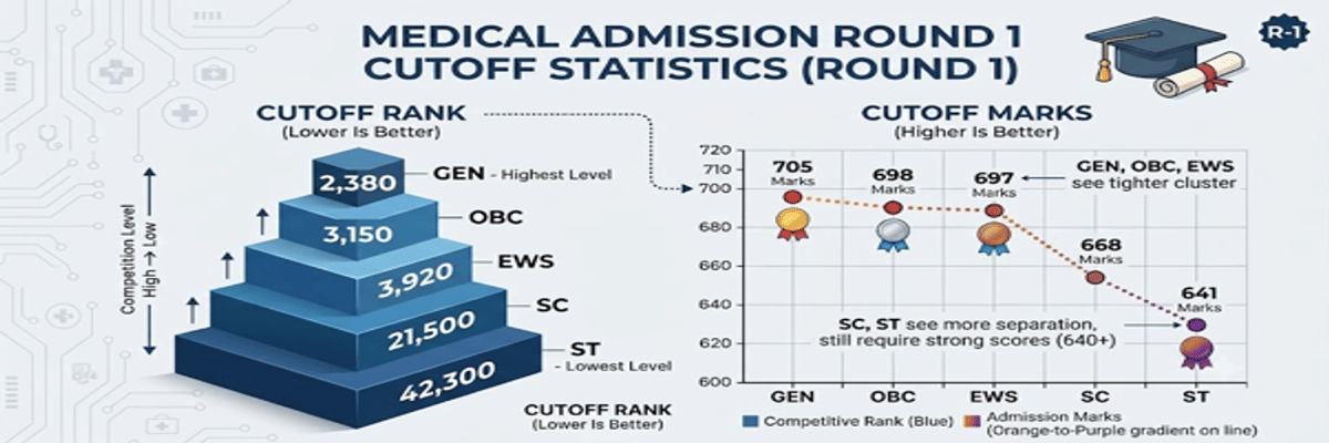 NEET 2026 Cutoff for AIIMS Guwahati and Previous Years' Trends