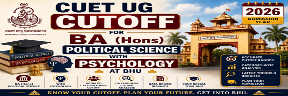 CUET UG Cutoff for BA Political Science with Psychology at BHU