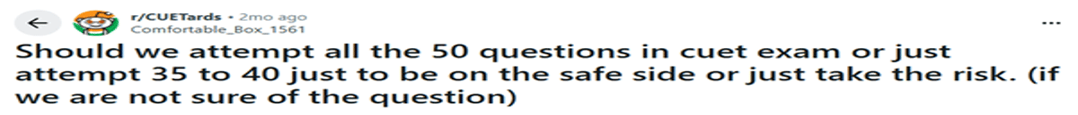 How Many Questions to Attempt for Good Score in CUET UG 2026?