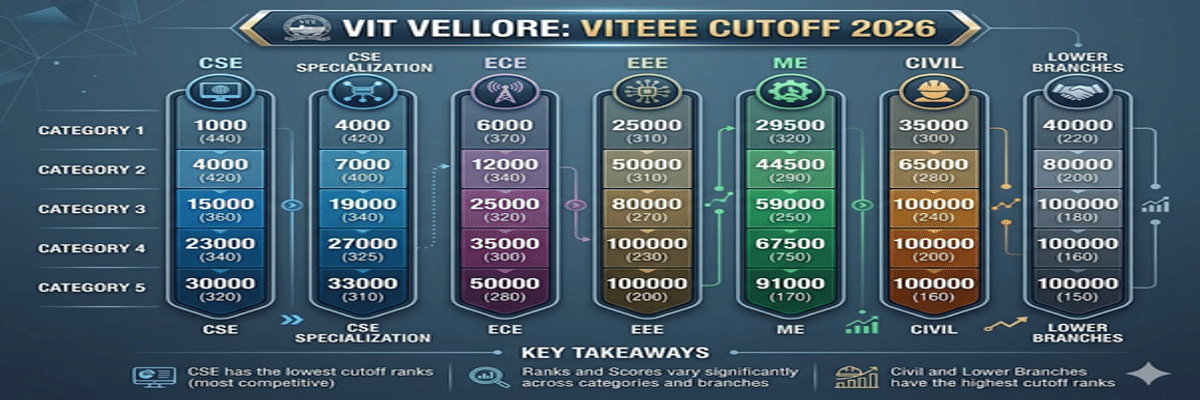 VITEEE 2026 College Predictor: Predict Admission Chances Based on VITEEE Ranks