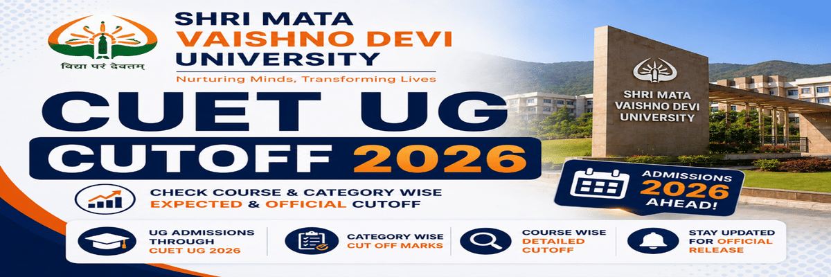Shri Mata Vaishno Devi University CUET UG Cutoff 2026