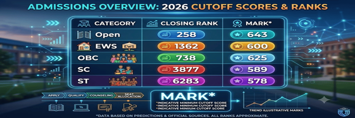 NEET Cutoff 2026 for Top 10 Medical Colleges