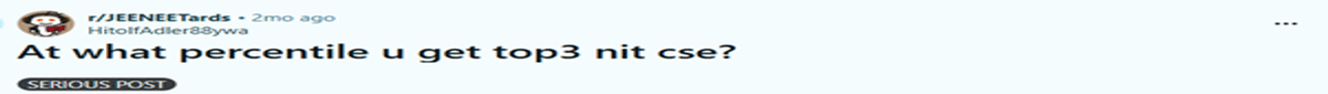 JEE Main 2026 CSE Cutoff for Top 10 NITs
