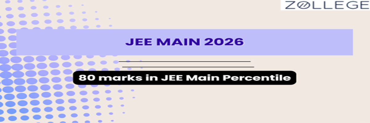 80 marks in JEE Main Percentile