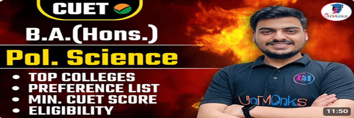 CUET DU Cutoff for BA (Hons) Political Science for Top Colleges
