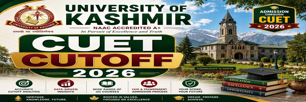 University of Kashmir CUET Cutoff 2026