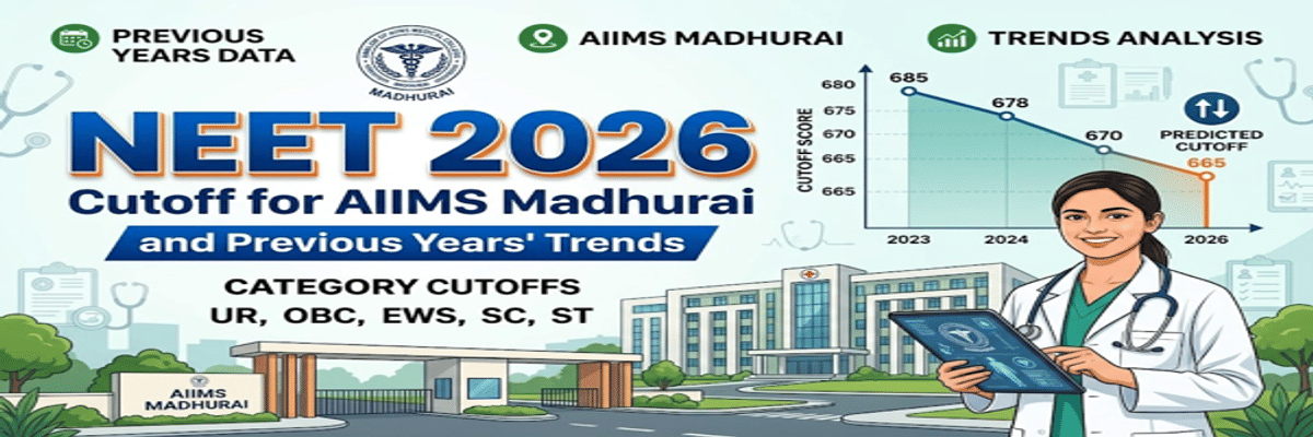 NEET 2026 Cutoff for AIIMS Madhurai and Previous Years' Trends