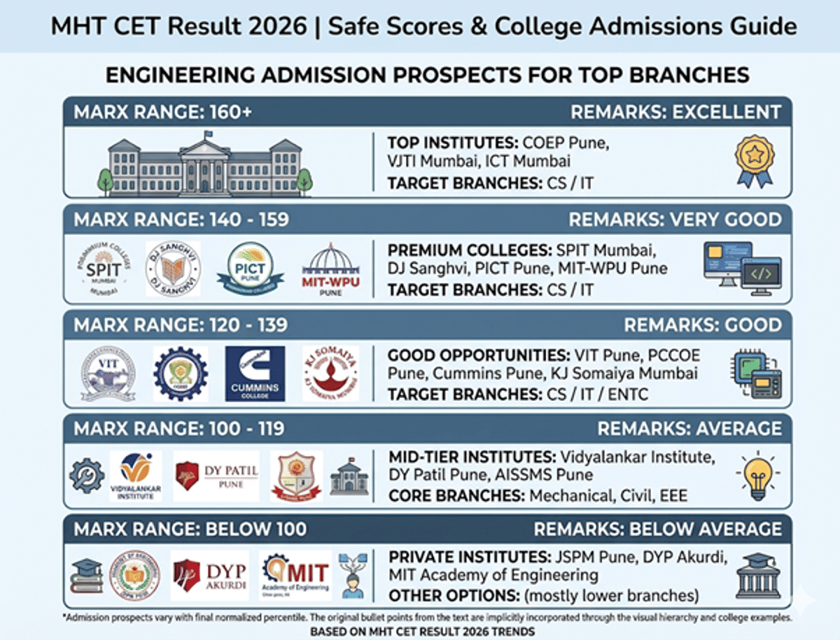 MHT CET Result 2026: Result Date, How to Download & Cutoff