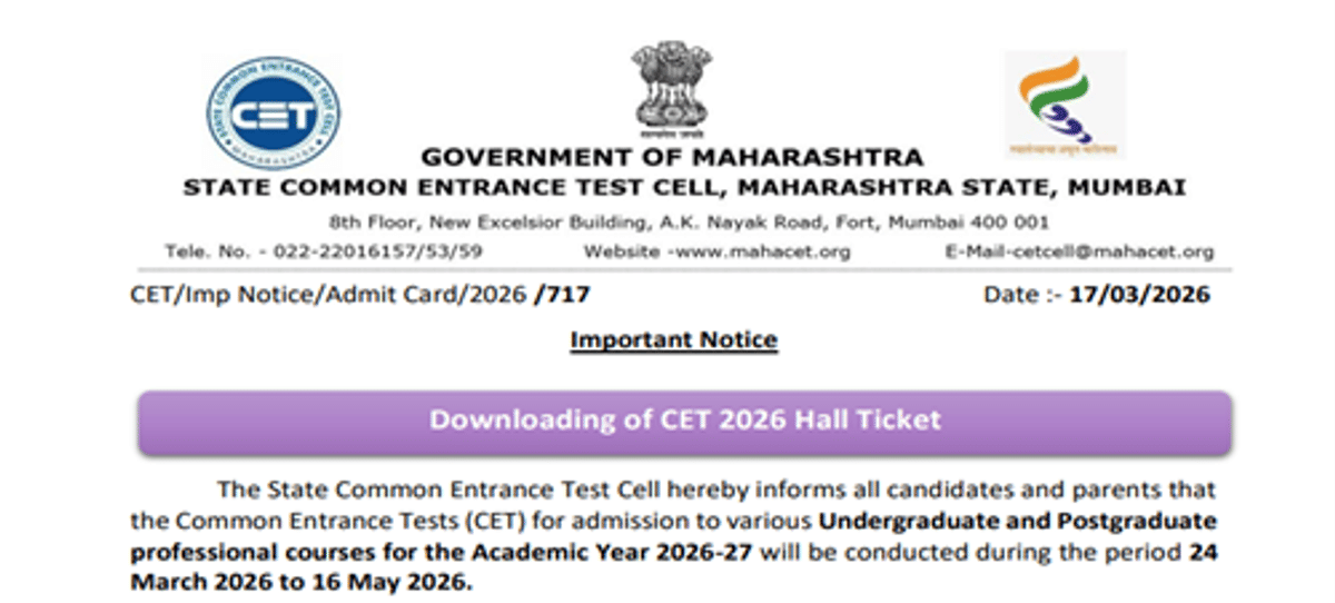 How to Download MHT CET City Intimation Slip
