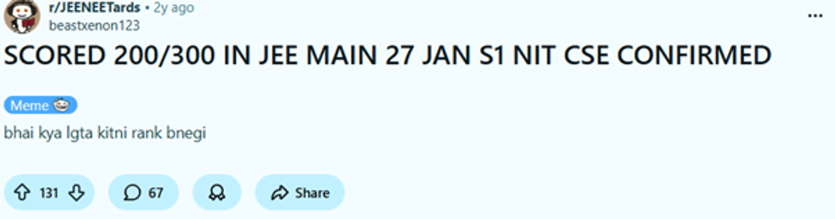 200 marks in JEE Main: Check College and Course Options