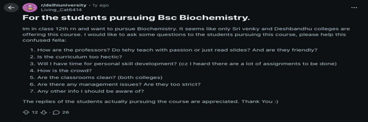 CUET DU Cutoff for BSc Biochemistry 2026: Check Cutoff for Top Colleges