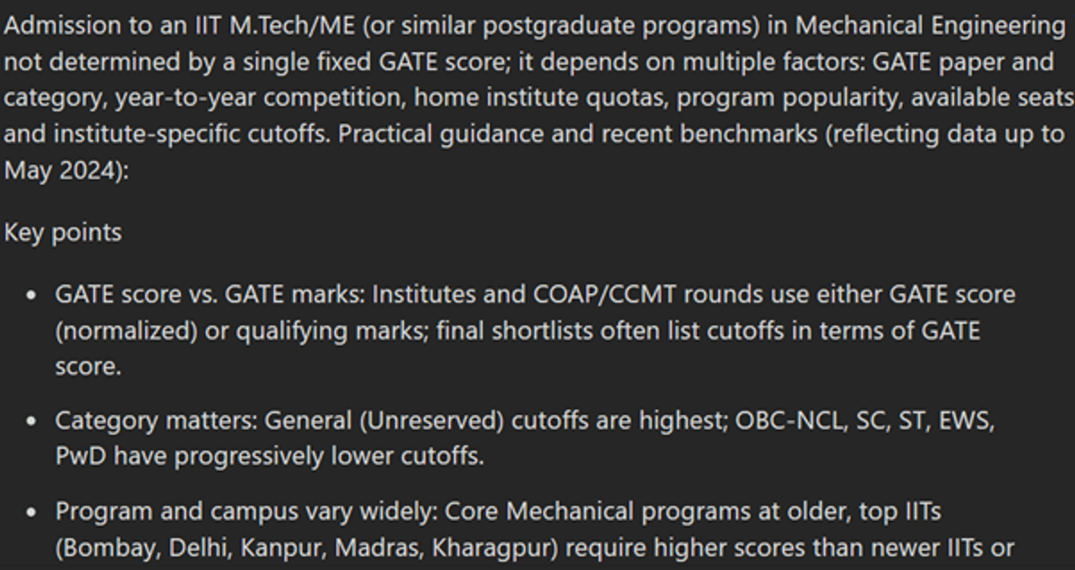 GATE 2026 ME Safe Score and Expected Cutoff for top IITs, NITs, and IIITs