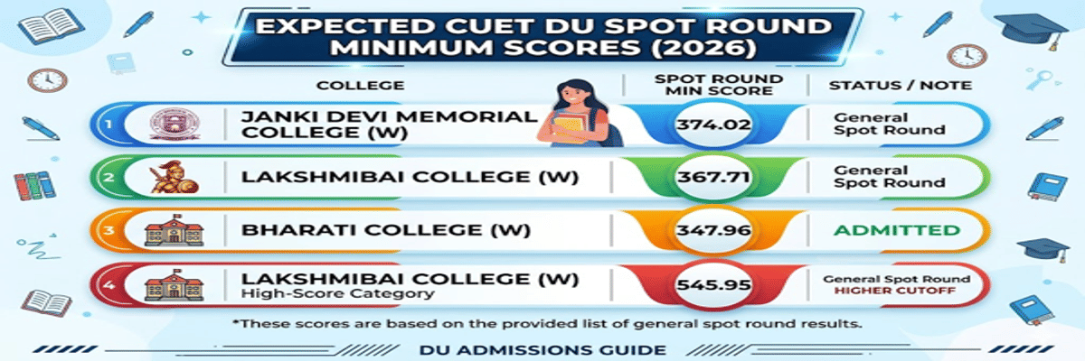 CUET DU Cutoff for BA (Hons) Sociology for OBC Category