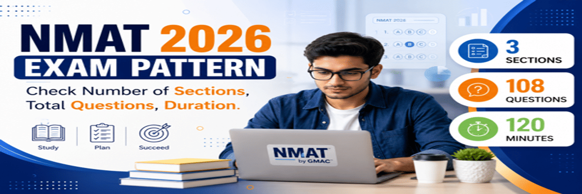 NMAT 2026 Exam Pattern: Check Number of Sections, Total Questions, Duration