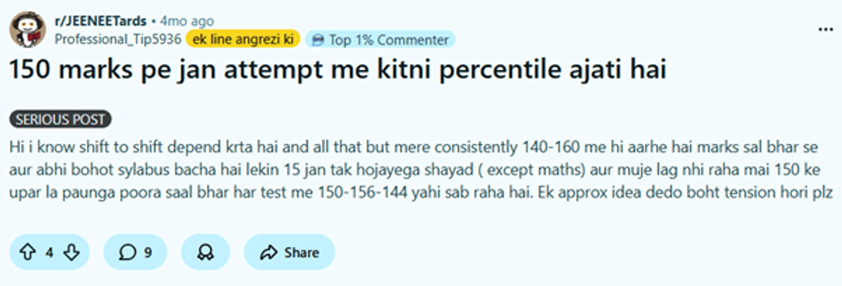 150 marks in JEE Main: Check College and Course Options
