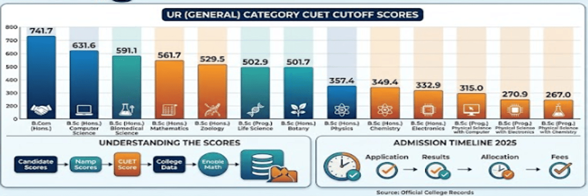 CUET DU Cutoff 2026 at Acharya Narendra Dev College