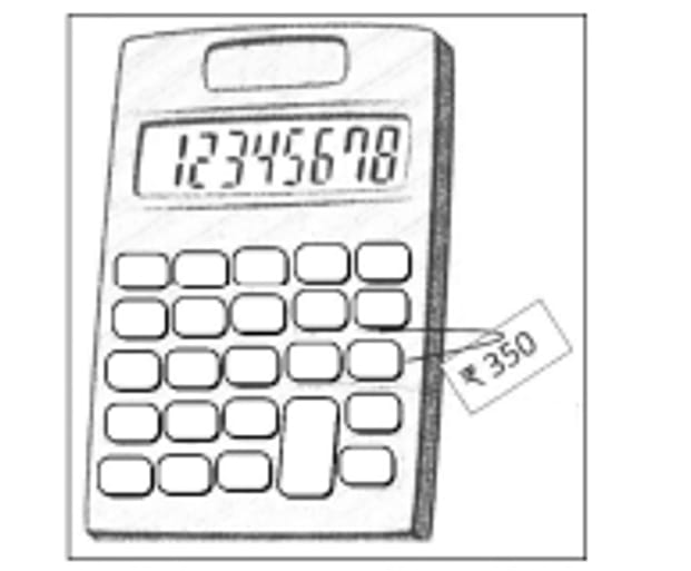 Astore has been selling calculators at 350 each