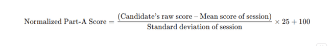 uceed score calculation