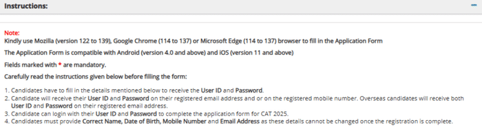 CAT Login Instructions