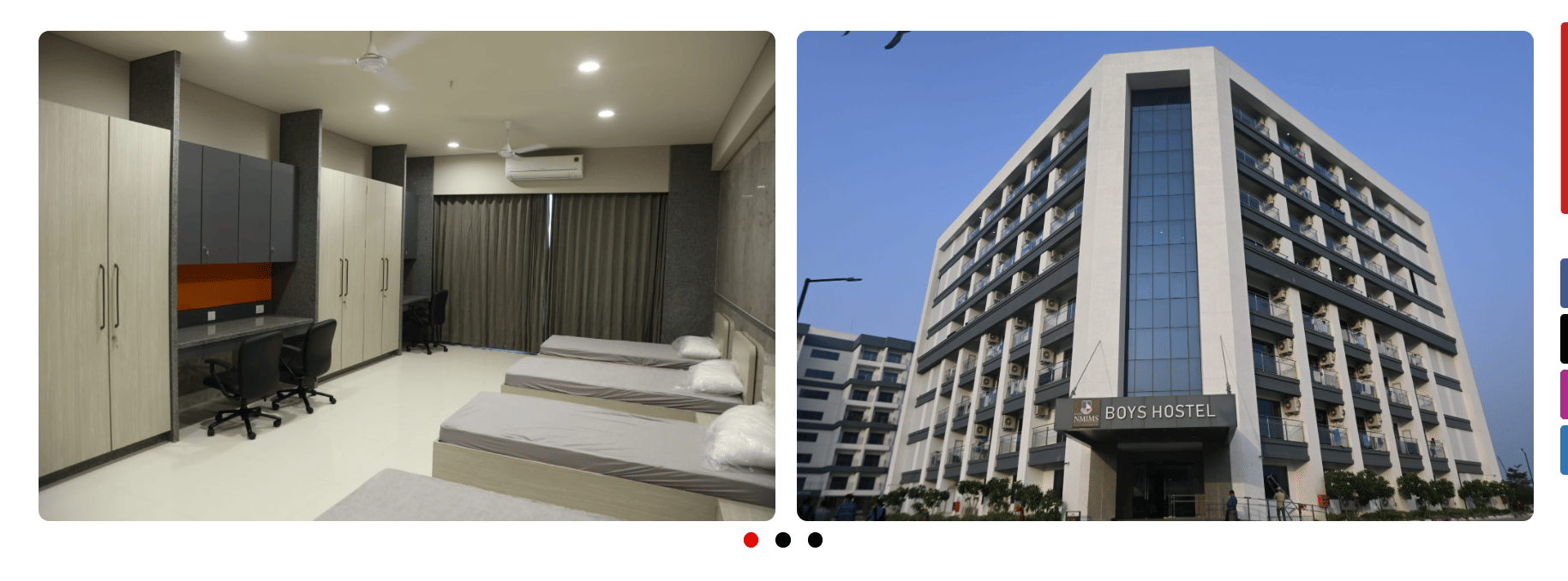 NMIMS Indore Hostel Fees 2026