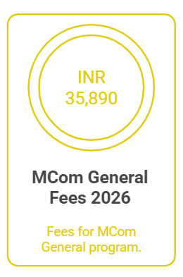 BMCC MCom Fees