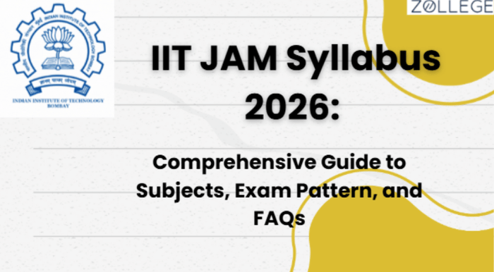 IIT JAM 2026 Syllabus