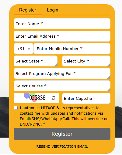 Registration Form