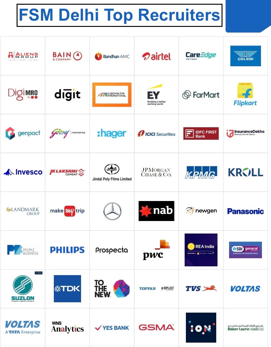 FSM Delhi Top Recruiters