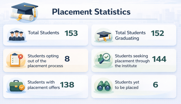 BITSOM MBA Placement Statistics
