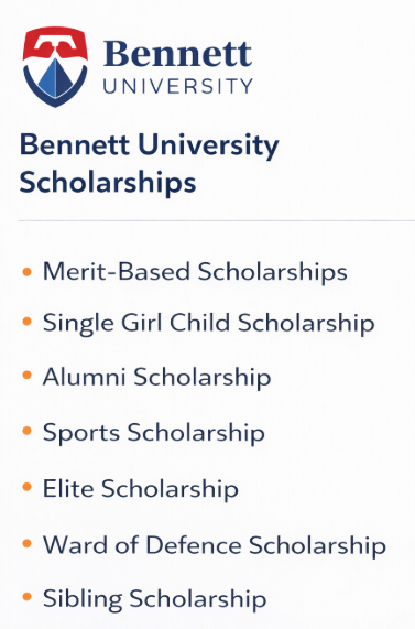 Bennett University Scholarships