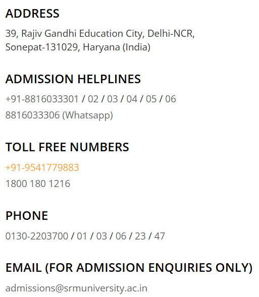 SRM University Helpdesk