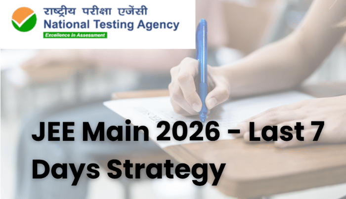 JEE MAIN 2026 Last day preparation
