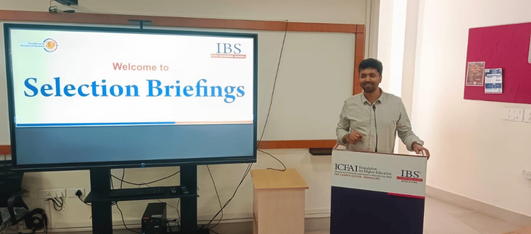 IBS Hyderabad Gears Up for Selection Process After Successful City-Wide Briefings