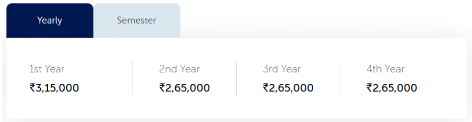 GD Goenka BTech CSE Fee