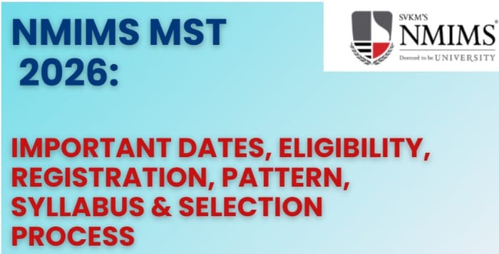 NMIMS MST 2026