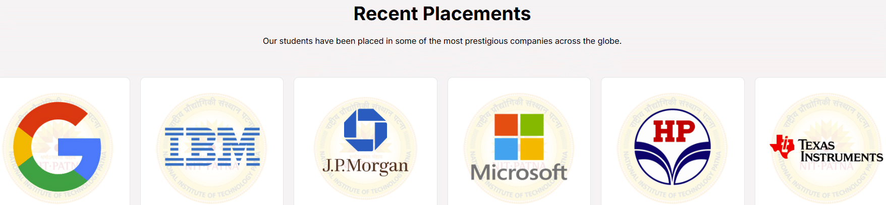  NIT Patna Placement