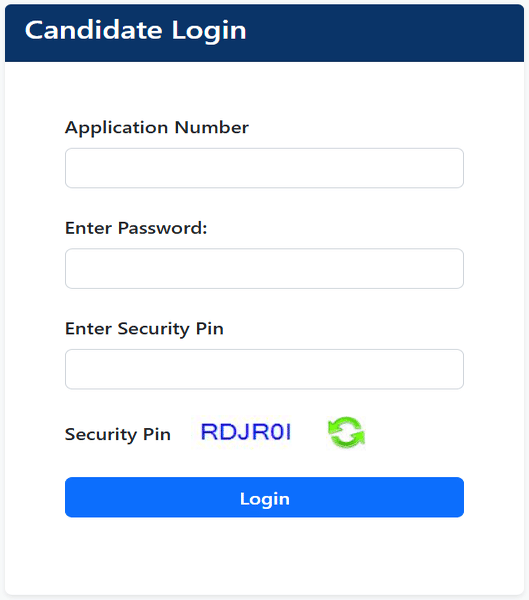 NEET 2026 Admit Card Login