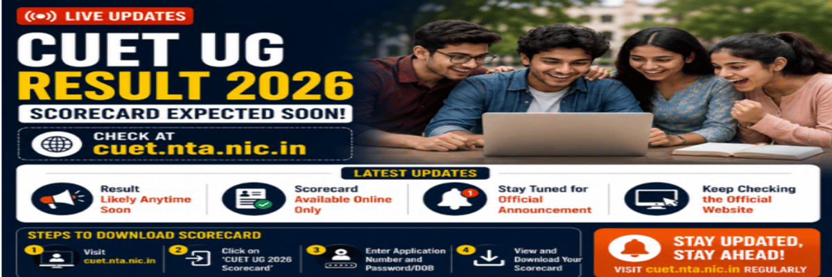 CUET UG 2026 Results Live Updates