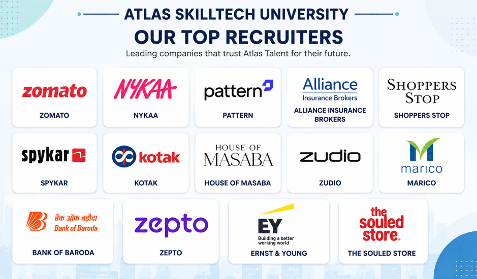 ATLAS SkillTech University Top Recruiters