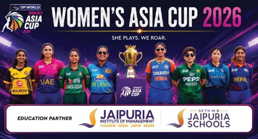 Jaipuria Becomes Official Education Partner of Women's T20 Asia Cup 2026