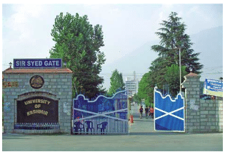 Kashmir University Infrastructure